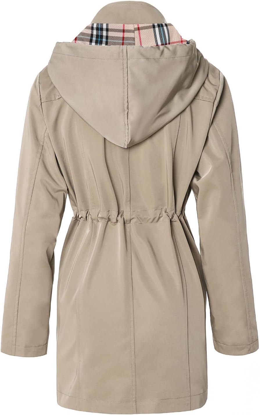 Amazon-The Ultimate Guide to the SaphiRose Women's Long Hooded Rain Jacket – Your Must-Have Spring Outerwear-meerab.online
