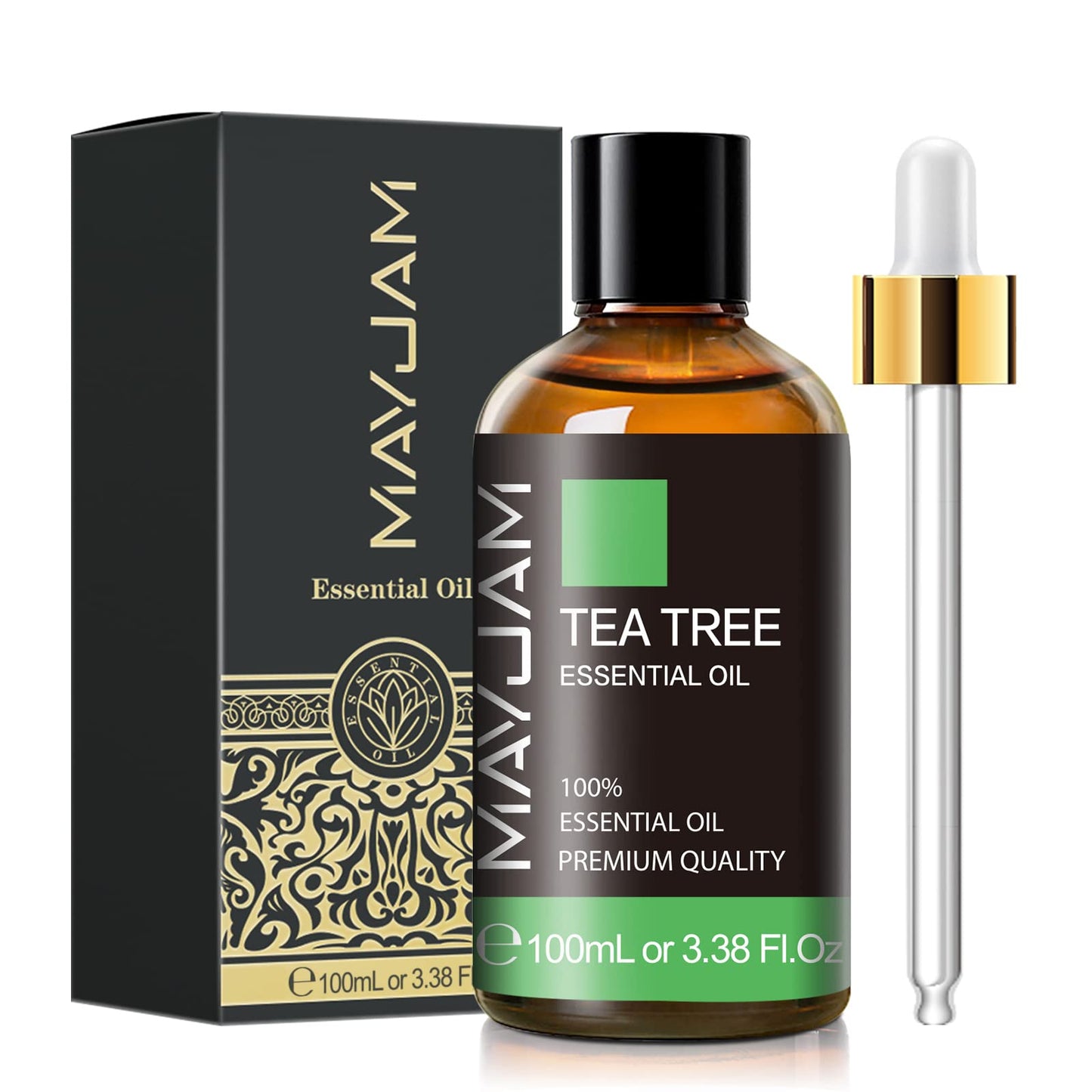 Tea Tree Essential Oil, MAYJAM Pure Essential Oils for Diffusers for Home and Office, 1.01FL.OZ Tea Tree Oil for Candle Making, DIY Soap, 30ML/Bottle