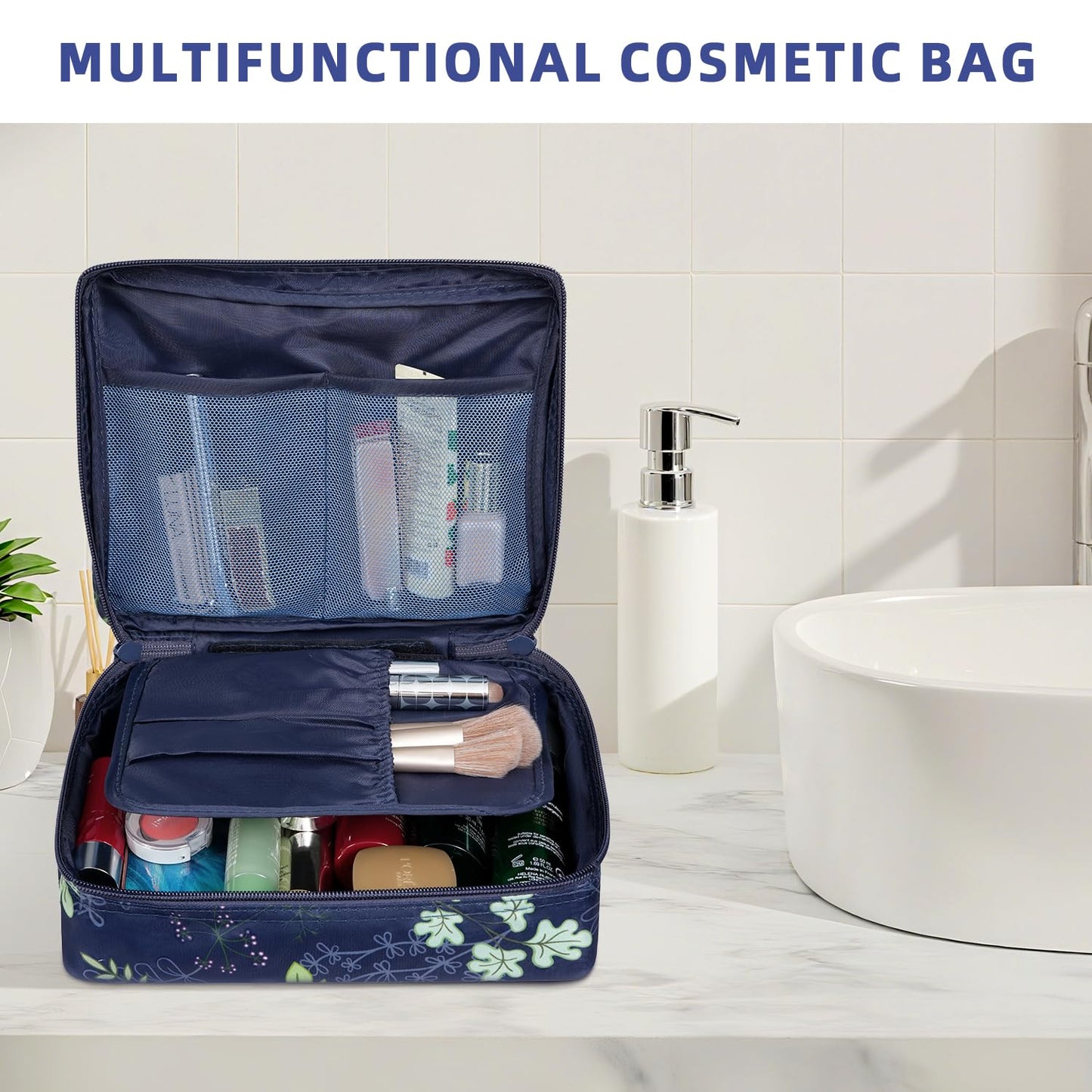 BAGAIL 8 Set Packing Cubes Luggage Packing Organizers for Travel Accessories-Cream