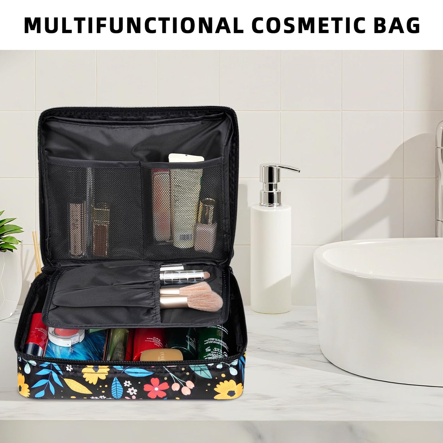 BAGAIL 8 Set Packing Cubes Luggage Packing Organizers for Travel Accessories-Cream